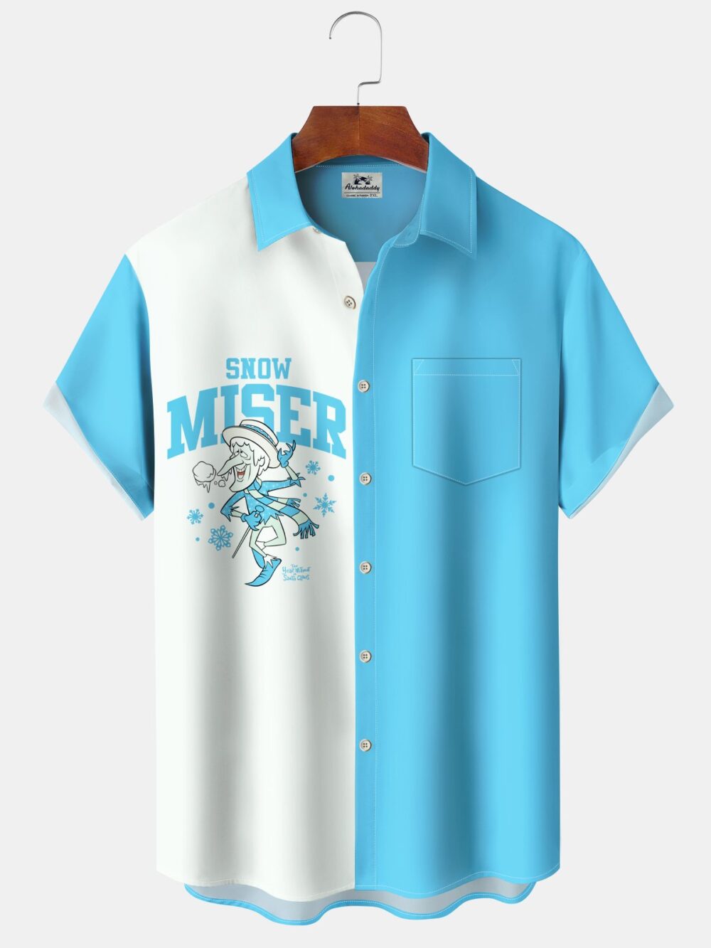 Retro Cartoon Holiday Christmas 60s Bowling Hawaiian Shirt BGR2765107 - Boogor