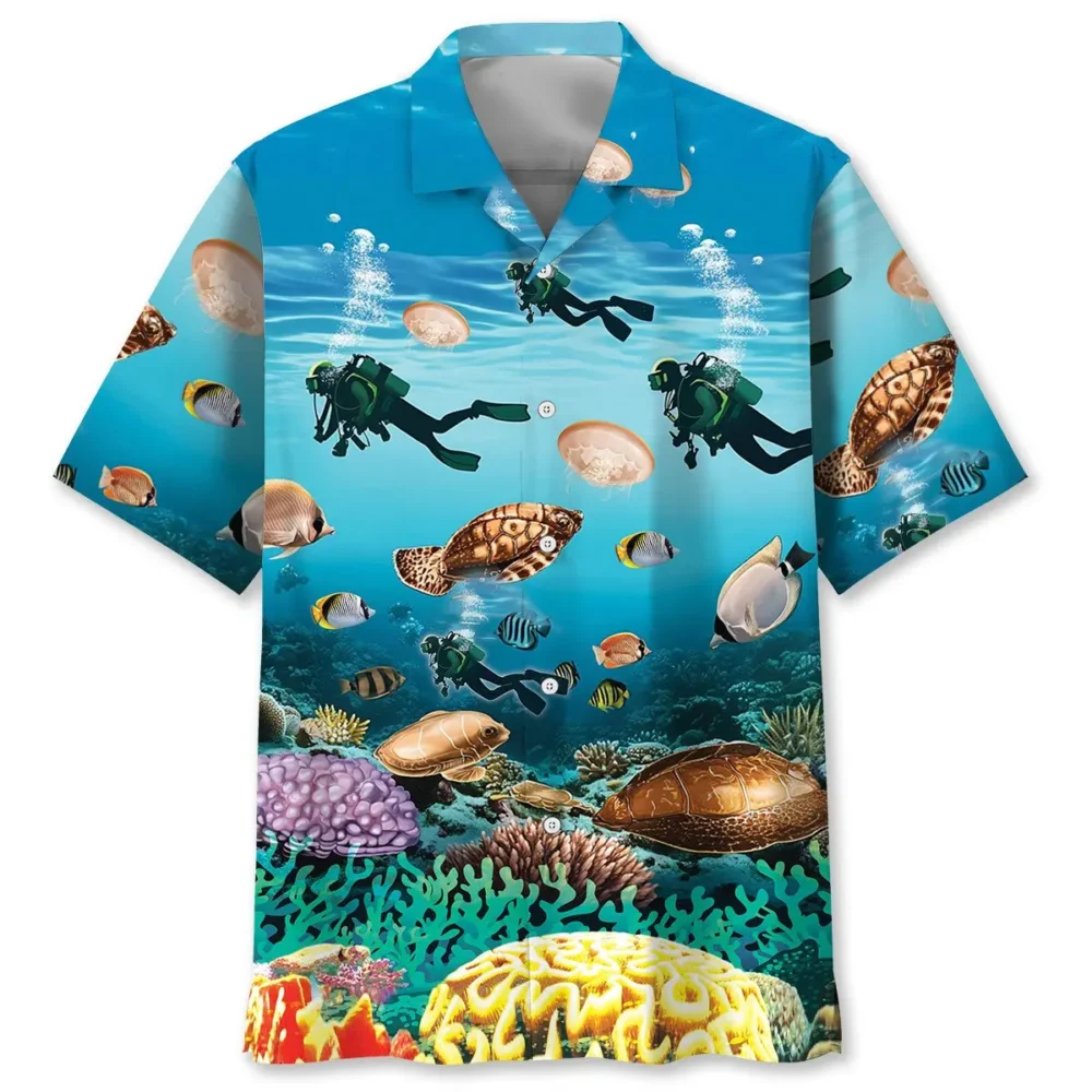 Scuba Diving Adventure Hawaiian Shirt BGR2764901 - Boogor