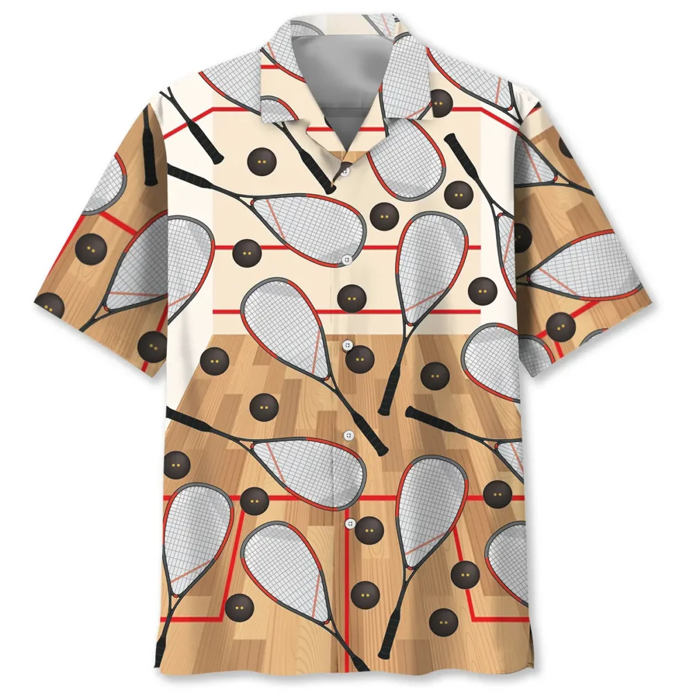 Squash Sport Hawaiian Shirt BGR2764921 - Boogor