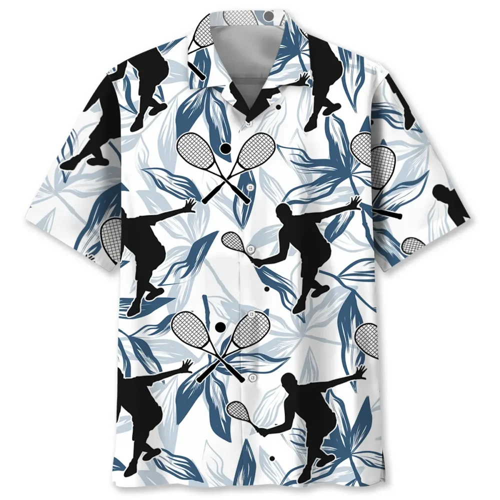 Squash Sport Tropical Player Hawaiian Shirt BGR2764920 - Boogor
