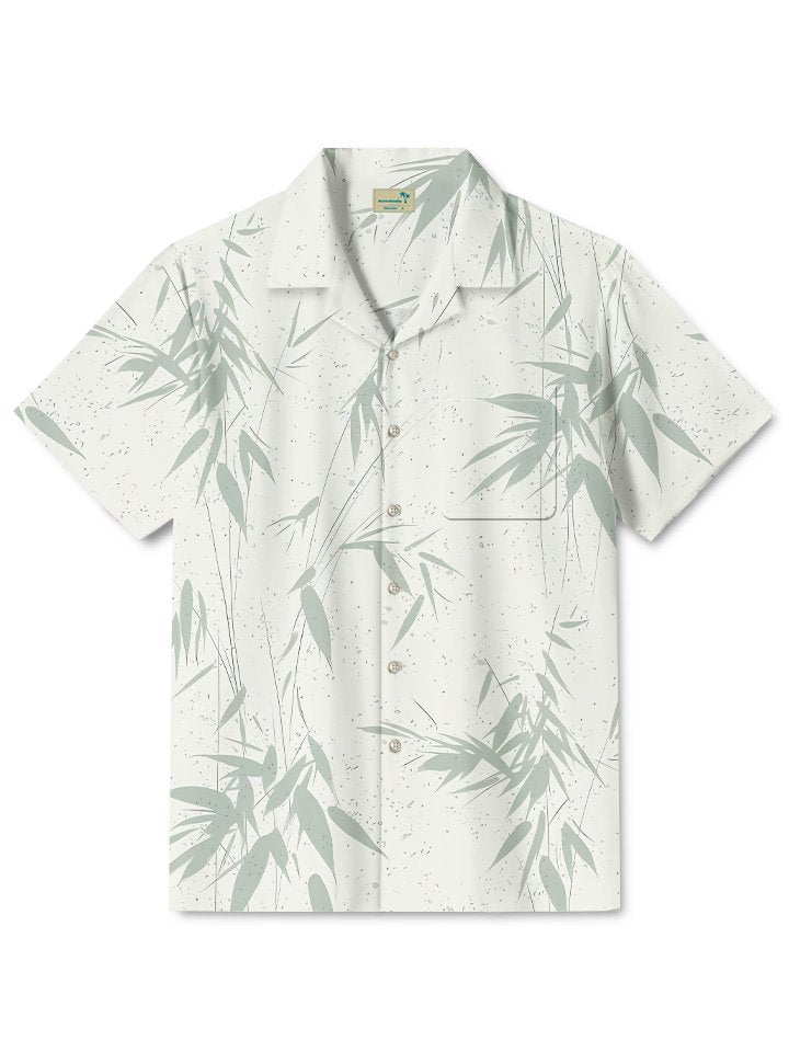 Summer Plant Bamboo Beach Casual Vacation Hawaiian Shirt BGR2765296 - Boogor