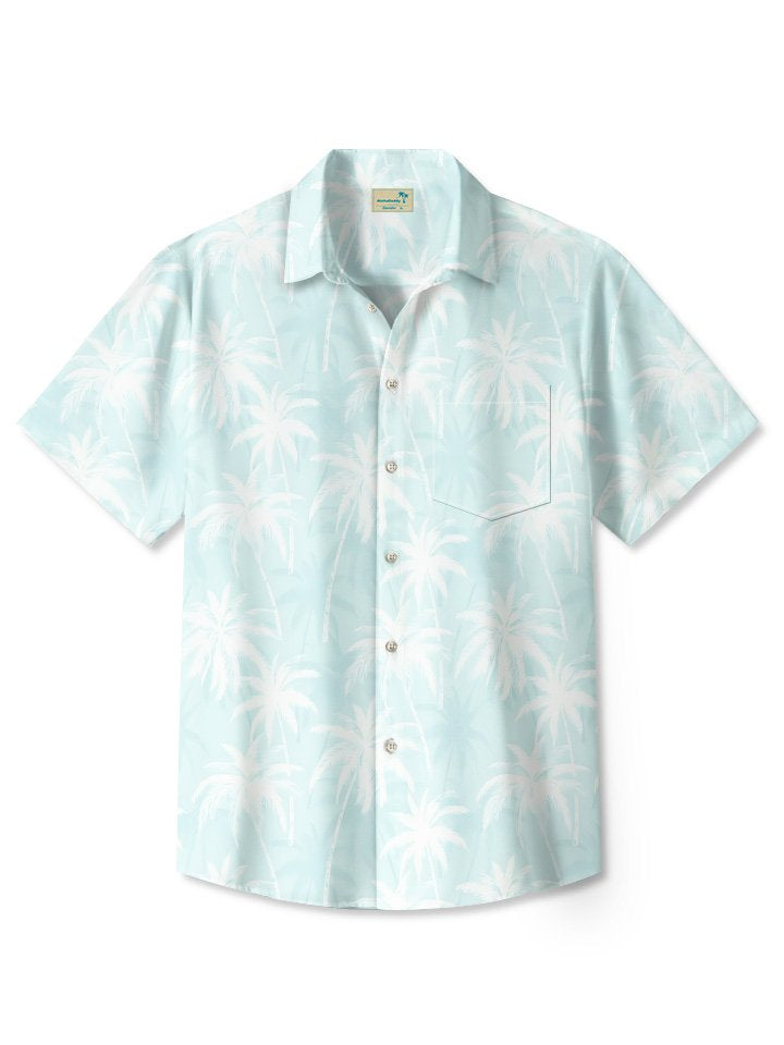 Summer Tropical Beach Coconut Tree Casual Vacation Hawaiian Shirt BGR2765371 - Boogor