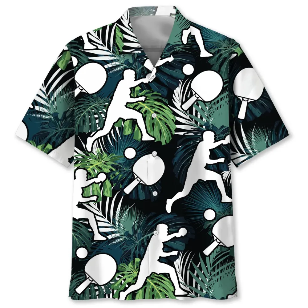 Table Tennis Nature Hawaiian Shirt BGR2764950 - Boogor