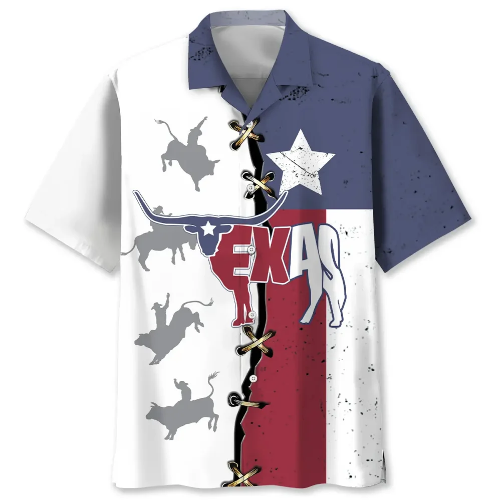 Texas The Longhorn State Hawaiian Shirt BGR2764722 - Boogor