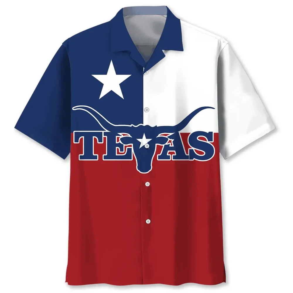 The Lone Star State Texas Hawaiian Shirt BGR2764725 - Boogor