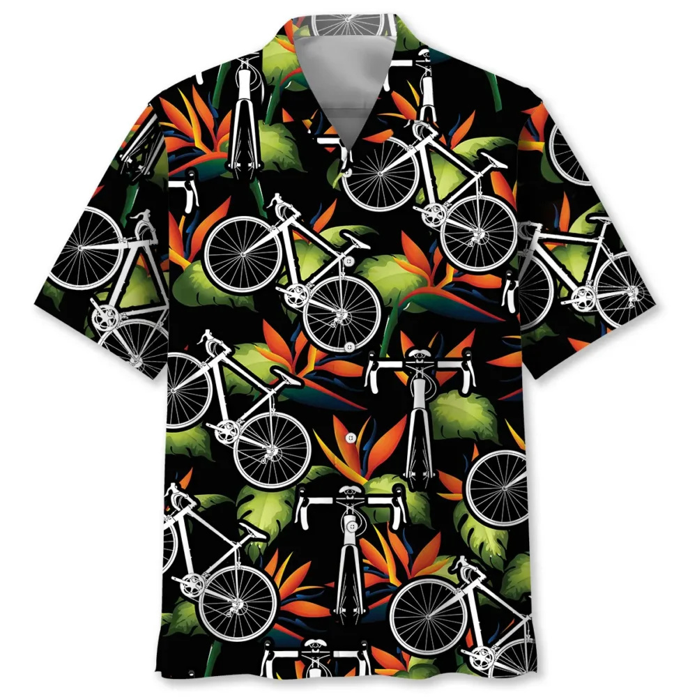 Tropical Road Bike Hawaiian Shirt BGR2764935 - Boogor