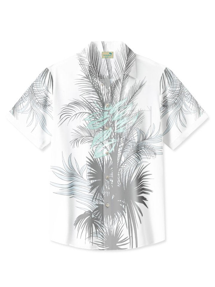 Tropical Vegetation Leaves Beach Vacation Hawaiian Shirt BGR2765386 - Boogor