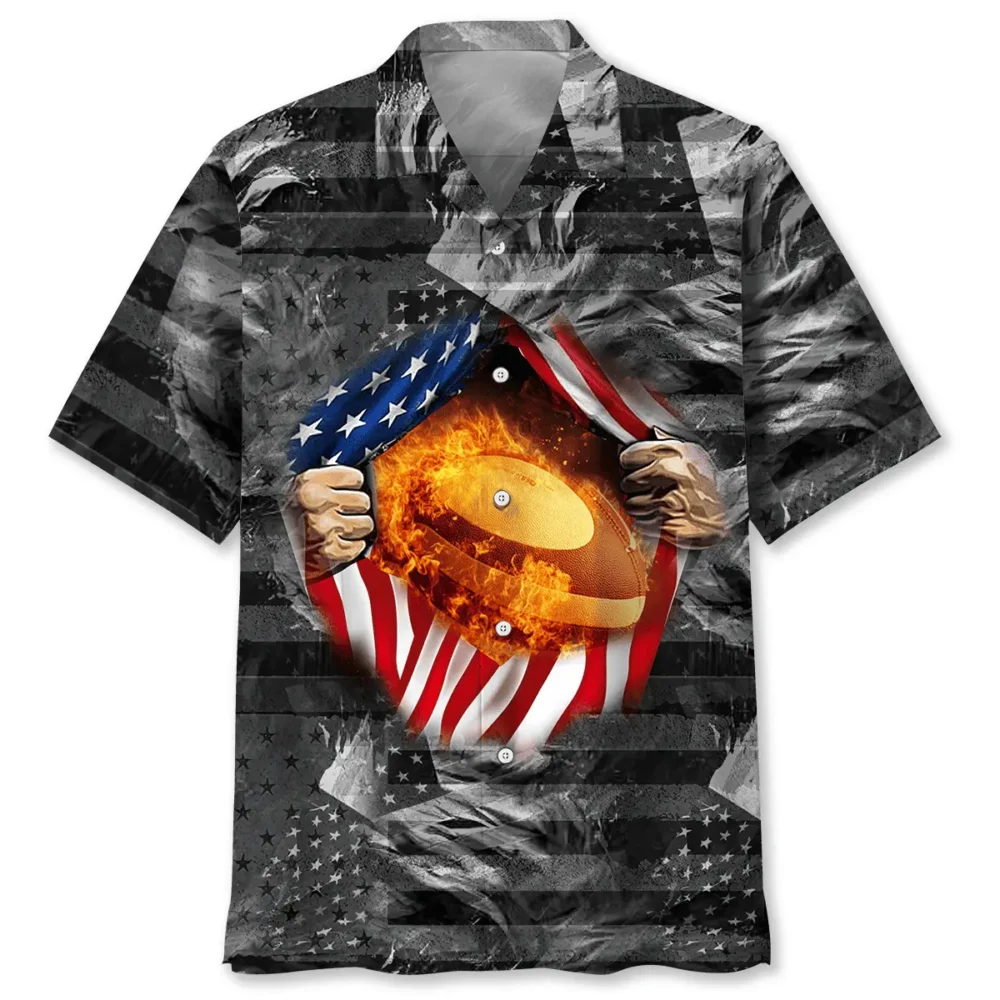 USA Rugby Fire Hawaiian Shirt BGR2764716 - Boogor
