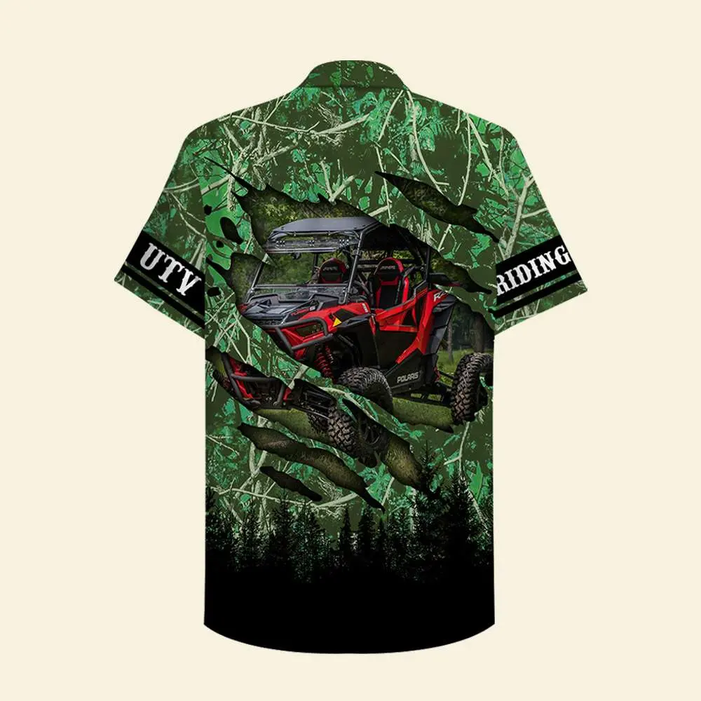 UTV Riding Unisex Hawaiian Shirt Aloha Shirt Summer Vibe UTV Riding Car BGR2765604 - Boogor