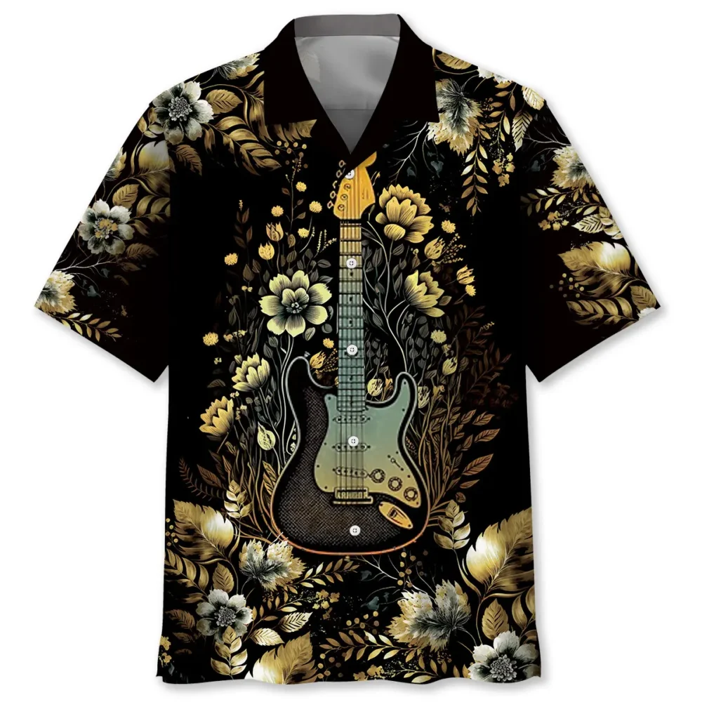 Vintage Guitar Hawaiian Shirt BGR2764936 - Boogor